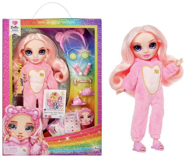 Rainbow High Junior High PJ Party Doll - Bella (Pink) - 27cm