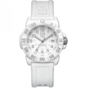 Unisex Luminox Navy Seal Colormark 7050 Series 38mm Whiteout Watch