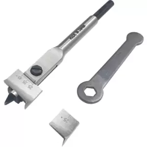 Kanzawa K-301 Adjustable Spade Boring Bit, 15mm - 45mm Diameter