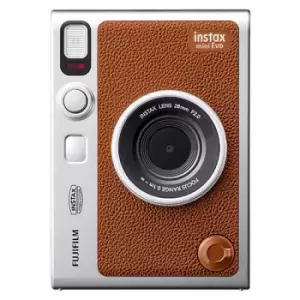 instax mini Evo Instant Camera in Brown