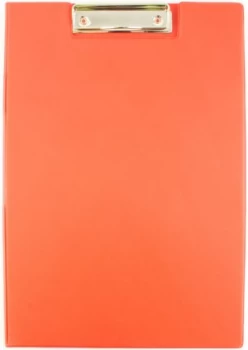 Q Connect Pvc Clipboard Foldover Red