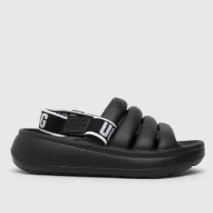 UGG Black Sport Yeah Junior Sandals