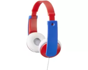 JVC HA-KD7-R Headset Wired Head-band Music Blue, Red