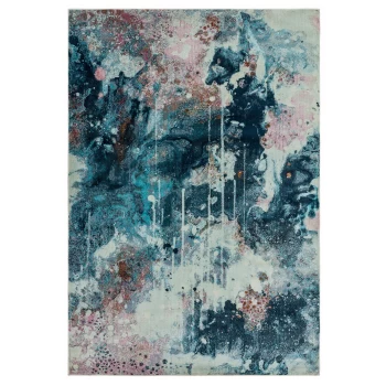 Asiatic Amelie Abstract Woven Rug - 120x170cm - Blue