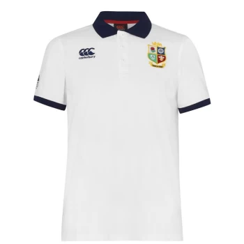 Canterbury British and Irish Lions Nations Polo Shirt Mens - White