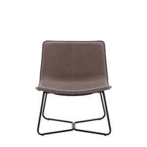Gallery Interiors Hawkline Lounge Chair in Ember