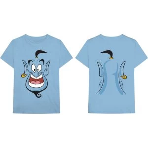 Disney - Aladdin Genie Unisex X-Large T-Shirt - Blue