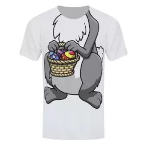 Grindstore Mens Easter Bunny Sub Costume T Shirt (S) (White)
