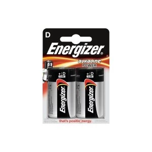 Energizer LR20 Max D 2x Alkaline Power Batteries 1.5V