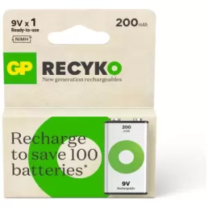 GP GPRHV208R088 GP Recyko NiMH 200mAh 9V 1's paper box