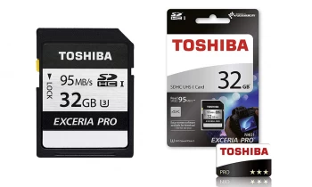 Toshiba Exceria Pro N401 32GB SD Memory Card 95 MB/s 4K HD - THN-N401S0320E4