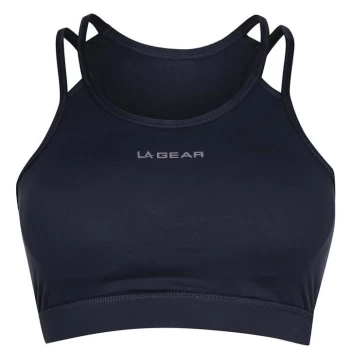 LA Gear Crop Bra Ladies - Charcoal