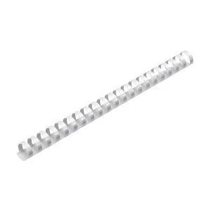 5 Star Office Binding Combs Plastic 21 Ring 170 Sheets A4 20mm White Pack 100