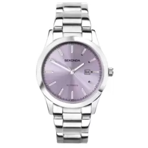 Sekonda ColourPop Quartz Purple Dial Stainless Steel Bracelet Ladies Watch 40400