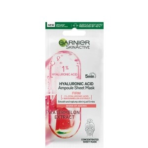 Garnier Firming Ampoule Sheet Mask Watermelon 1% Hyaluronic Firming Hyaluronic Acid
