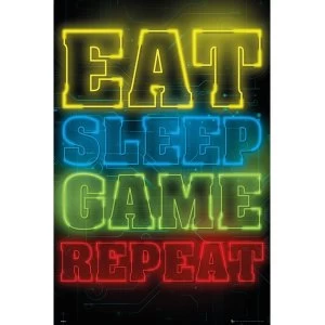 Gaming - Eat Sleep Game Repeat Maxi Poster
