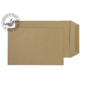 Blake Purely Everyday 254x178mm 115gm2 Gummed Pocket Envelopes Manilla