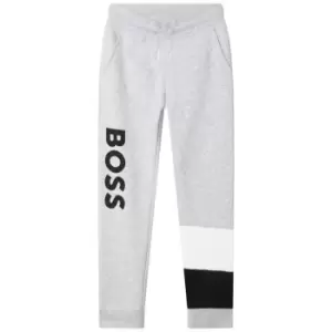 Boss Boy's Large Logo Joggers - Grey