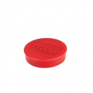 Nobo Whiteboard Magnets 38mm Red Pack of 10 915314