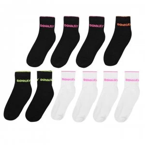 Donnay Quarter 10PK Socks - Bright Asst