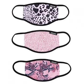 Hype Face Mask 3 Pack Adults - Animal Prints