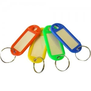 Select Hardware Key Rings and Tab Large Assorted 4 Pack