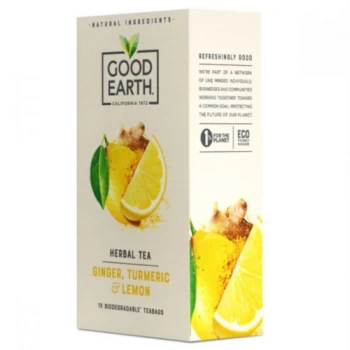 Good Earth Lemon Ginger & Turmeric Tea - 15 Bags