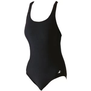 SwimTech Splashback Black Swimsuit Adult - 38"