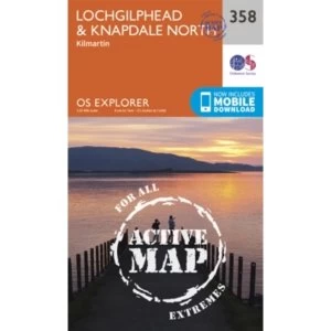 Lochgilphead and Knapdale North (Sheet map/Active map, folded, 2015)
