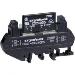 Crydom DRA1 CXE240D5 DIN Rail Mount Solid State Relay AC