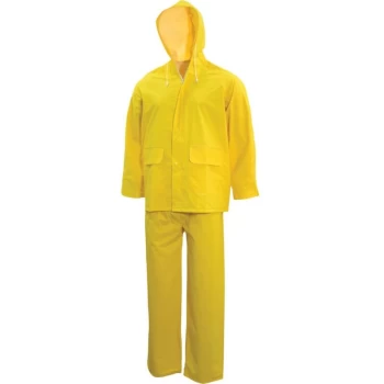 2 Piece Yellow Rainsuit - XL - Sitesafe