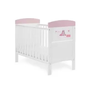 Obaby Grace Inspire Mini Cot Bed Ready For Bed - Unicorn