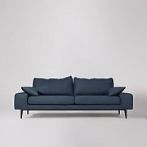 Swoon Tulum Smart Wool 3 Seater Sofa - 3 Seater - Indigo