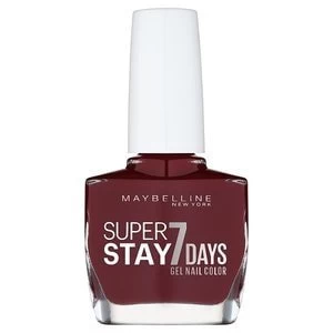 Maybelline Forever Strong Gel 287 Midnight Red Nail Polish Red