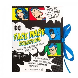 Mad Beauty DC Justice League Facemask Booklet 4 Pack