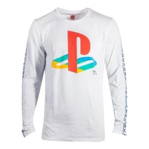 Sony - Traping Mens Large Long Sleeved Shirt - White