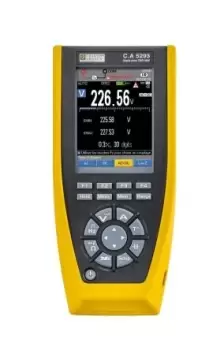 Chauvin Arnoux CA 5293 Handheld Color Graphical Multimeter