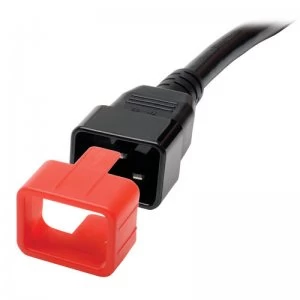 Plug-lock Inserts keep C20 power cords solidly connected to C19 outlet