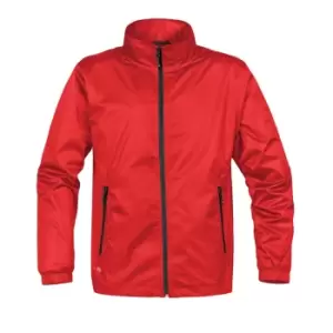 Stormtech Mens Axis Lightweight Shell Jacket (Waterproof And Breathable) (S) (Sports Red/Black)