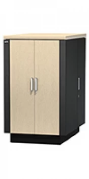 APC NetShelter CX 24U Secure Soundproofed Server Room in a Box Enclosu