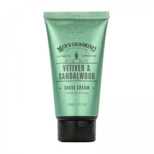 Scottish Fine Soaps Vetiver & Sandalwood Shave Cream 150ml