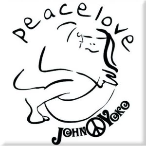 John Lennon - Cuddle Fridge Magnet