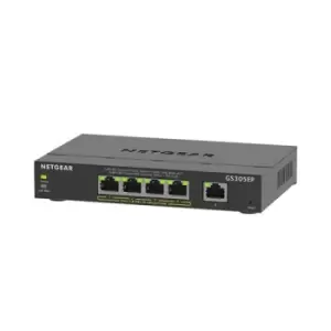 Netgear GS305EP Managed L3 Gigabit Ethernet (10/100/1000) Power over Ethernet (PoE) Black