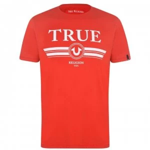 True Religion Retro t Shirt - Red 6000