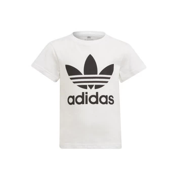 adidas FLORE boys's Childrens T shirt in White / 5 years,6 / 7 years