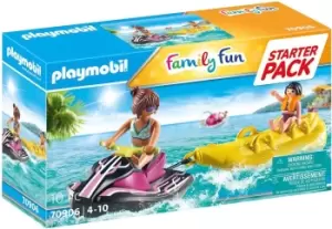 Playmobil 70906 Family Fun Jet Ski With Banana Boat Starter Pack
