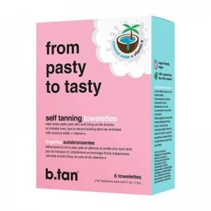 B.Tan From Pasty To Tasty Tan Towelettes 6pk