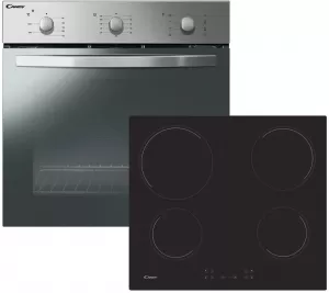 Candy COEHP60X 4 Zone Ceramic Hob Electric Single Oven