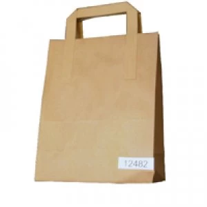 Ambassador Paper Takeaway Bag Brown Pack of 250 BAG-SPIC01-A