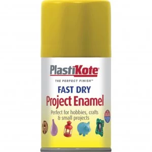 Plastikote Dry Enamel Aerosol Spray Paint Brass 100ml